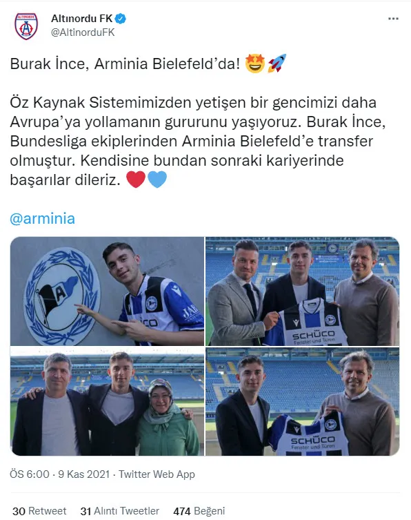 Genç yıldız 1. Lig’den Bundesliga ekibine transfer oldu | Almanya bu transferi konuşuyor