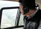 Bakan Pakdemirli depremi helikopterle takip etti