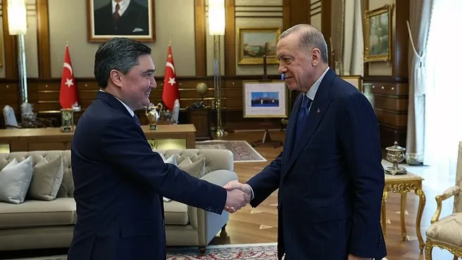 Başkan Erdoğan Kazakistan Başbakanı kabul etti!