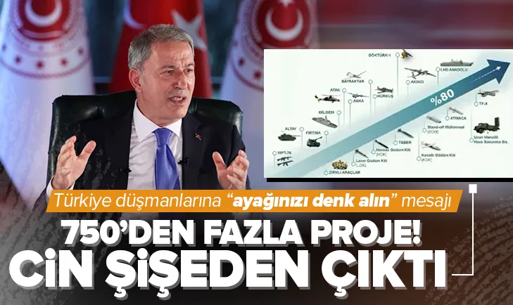 Bakan Akar’dan çarpıcı açıklama: Cin şişeden çıktı