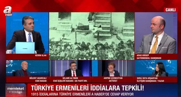 Türkiye Ermenileri A Haber’de soykırım yalanlarına tepki gösterdi! Başkan Erdoğan dış güçlere izin vermez