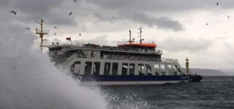 Deniz ulaşımına hava engeli! Vapur seferleri geçici olarak durduruldu