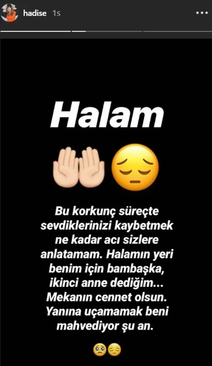 Hadise’nin acı kaybı! Sosyal medyadan duyurdu - 1