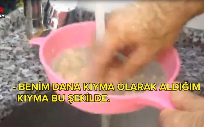 Hileli kıymaya dikkat! Yıkadığında ortaya çıktı…