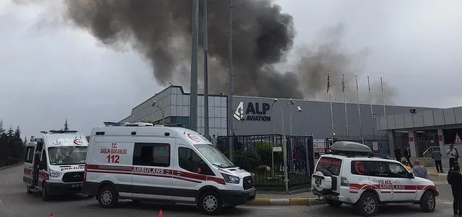 Eskişehir’de havacılık firması fabrikasında yangın