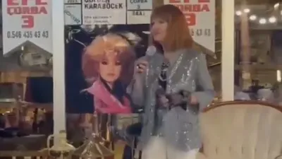 Gülden Karaböcek çorbacıda sahneye çıktı