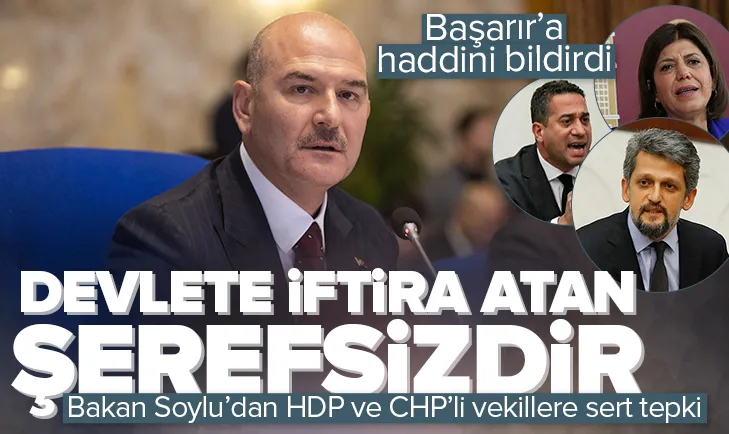 Devlete iftira atan şerefsizdir