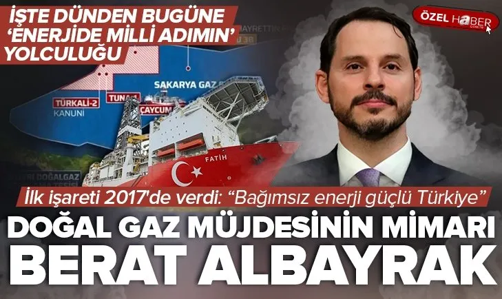 Doğal gaz müjdesinin mimarı: Berat Albayrak! İlk işareti 2017’de verdi: Bağımsız enerji güçlü Türkiye