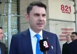 Bakan Murat Kurum Türkevi'nde A Haber'e konuştu: Güzel neticeler alacağız