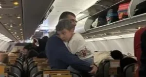 Pegasus uçağında büyük panik