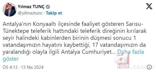 Antalya'da teleferik kazasında korku dolu anlar! Kurtarılan vatandaşların ifadeleri ortaya çıktı: "Kablonun yandığını gördük" 7