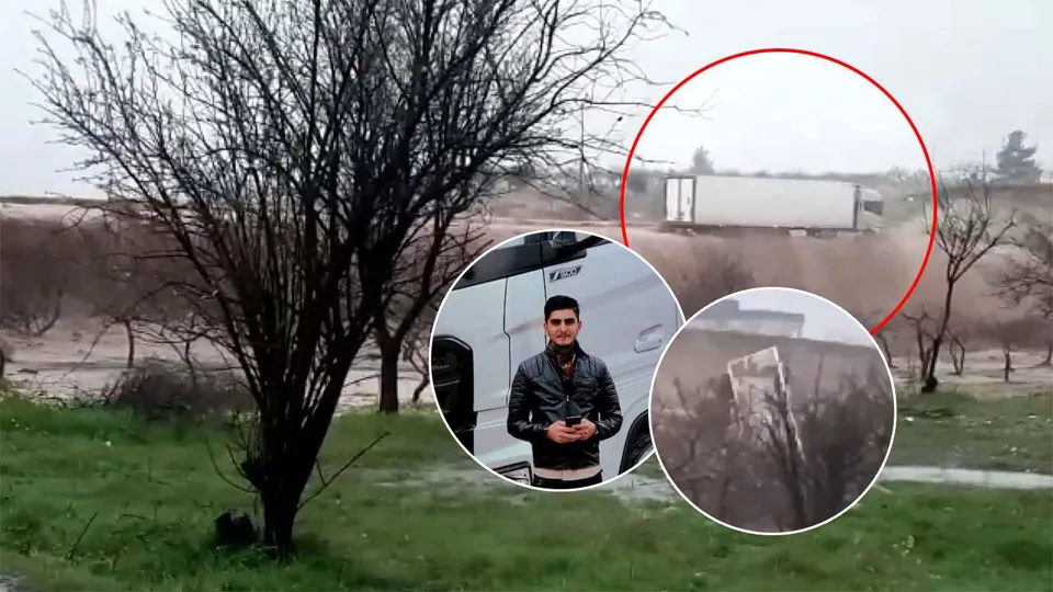 Şanlıurfa'da aranan TIR şoförü Emin Ergün nişanına yetişmeye çalışırken sele kapılmış