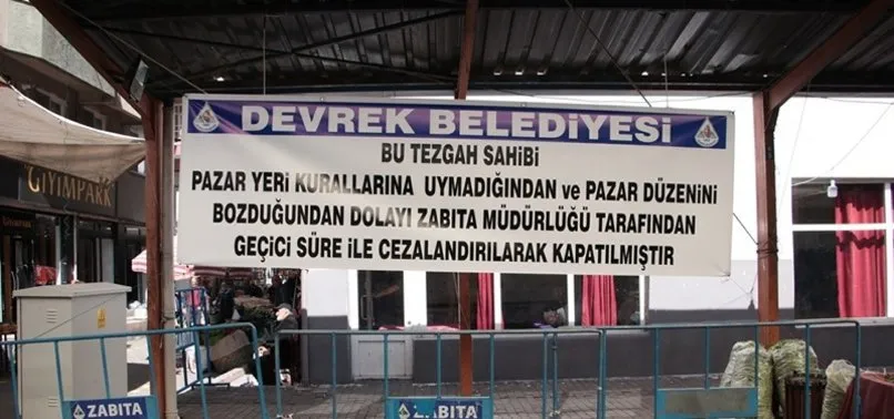 Vatandaşa kötü davranan esnaf, pazardan 4 hafta men edildi