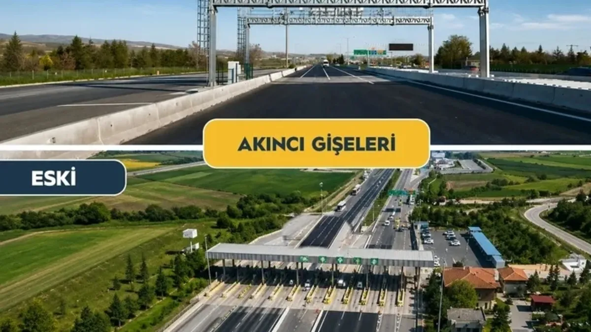 Akıncı Gişeleri tarih oluyor: Serbest geçiş sistemi devreye alındı