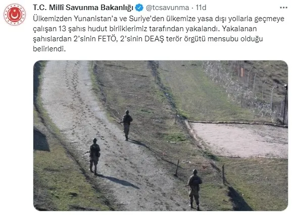 Son dakika | MSB: 2 FETÖ’cü ve 2 DEAŞ’lı yakalandı