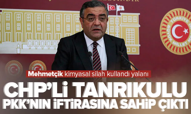 Kimyasal silah iftirasına Tanrıkulu sahip çıktı