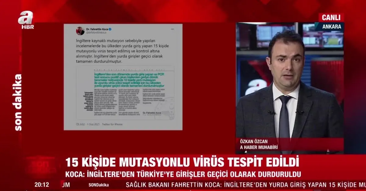 Bakan Koca Duyurmustu Bilim Kurulu Uyesinden Mutasyon Aciklamasi