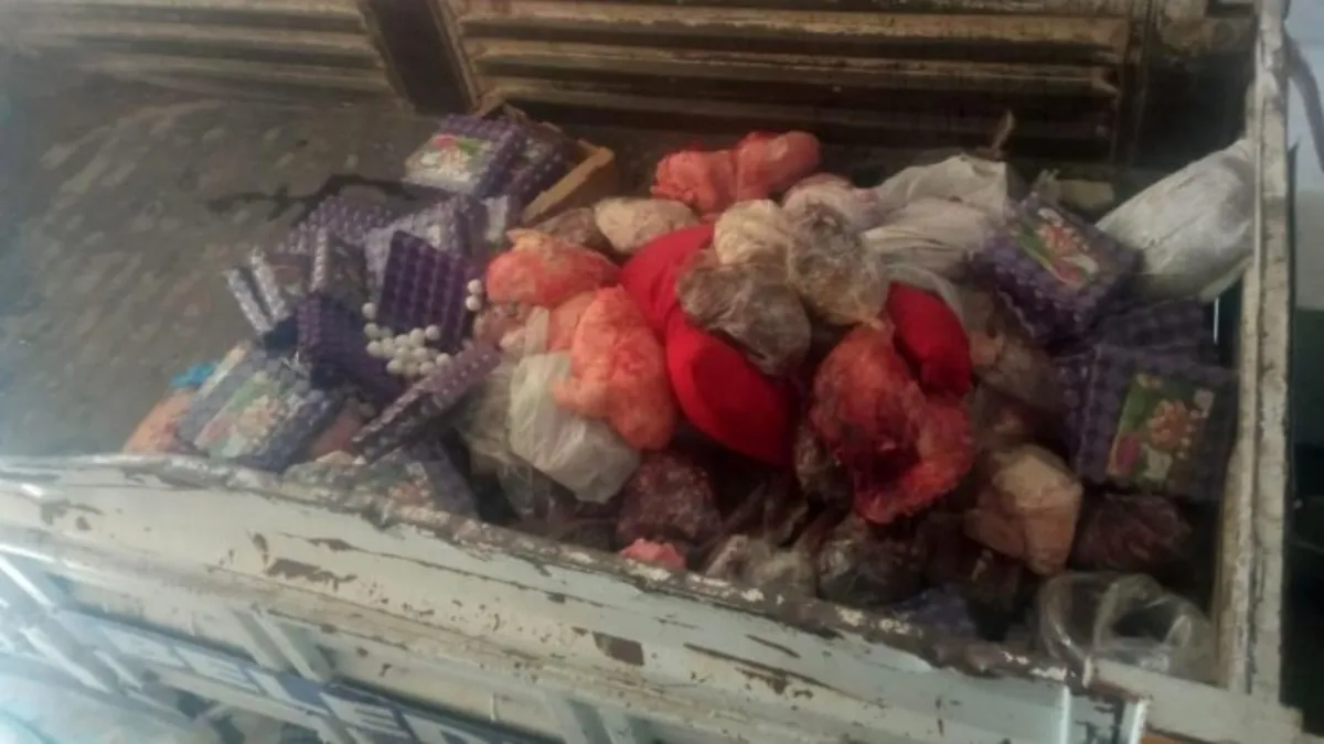 Mide bulandıran görüntüler! Tam 1.5 ton ele geçirildi: Soruşturma başlatıldı