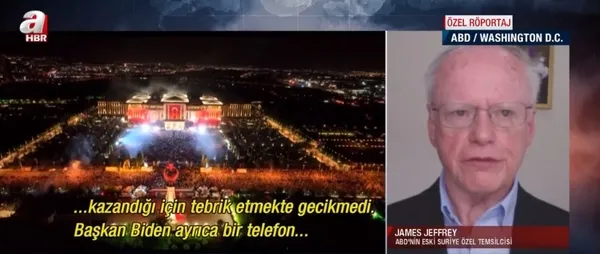 James Franklin Jeffrey’den A Haber’e özel açıklamalar: Başkan Erdoğan ve Bakan Hakan Fidan...