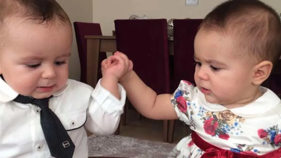 İkiz bebekleriyle kazada öldü