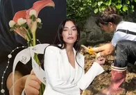 Neslihan Atagül minik oğlu Aziz'i kendi ürettiği besinlerle besliyor! 