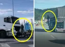 Eşini öldüren kamyonu böyle takip etti!