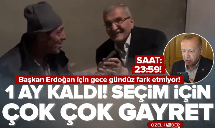 Başkan Erdoğan: Seçim için çok çok gayret