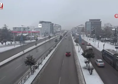 Malatya’da kar yağışı etkili oluyor