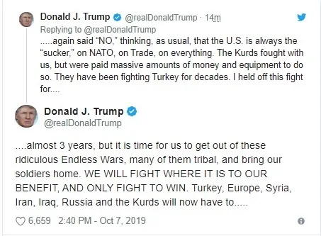 Son dakika: ABD Başkanı Trump’tan Suriye açıklaması