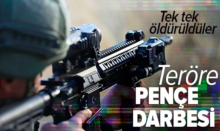 Teröristler ’Şimşek-Yıldırım’ darbesi: 105 hain etkisiz hale getirildi