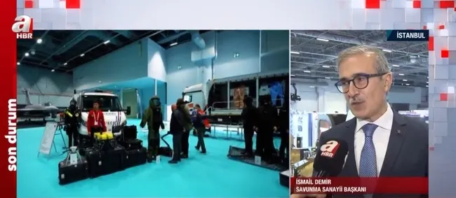 Savunmanın en yenileri SAHA EXPO’da! Savunma Sanayii Başkanı İsmail Demir A Haber’de