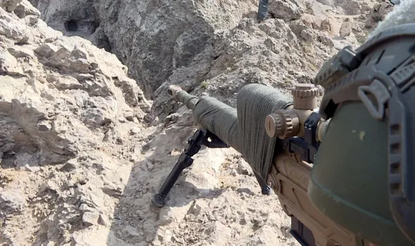 Suriye sınırındaki Mehmetçik, yerli teçihazat ve silahlarla vatan nöbeti tutuyor