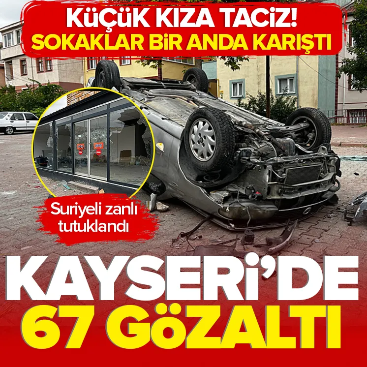 Kayseri’de küçük çocuğa taciz