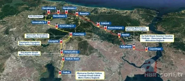 Beşiktaş-Kağıthane-Eyüp-İstanbul Havalimanı Metro Hattı hakkında müjde! İşte İstanbul Havalimanı metro durakları 6