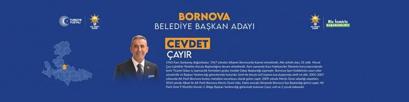 AK Parti- MHP Cumhur İttifakı İzmir Bornova, Buca, Çeşme ilçe belediye başkan adayı kim oldu? İzmir ilçe belediye başkan adayları listesi 2024!