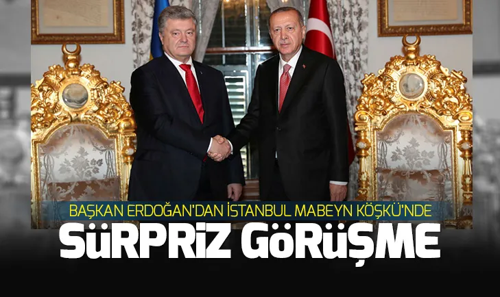 Başkan Erdoğan ve Ukrayna Devlet Başkanı Poroşenko görüştü