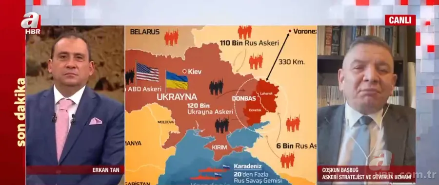 Rusya - Ukrayna krizi Türkiye'yi nasıl etkiler? 3. dünya savaşı çıkar mı? Uzman isimler A Haber'de değerlendirdi: Durduracak tek ülke Türkiye 9