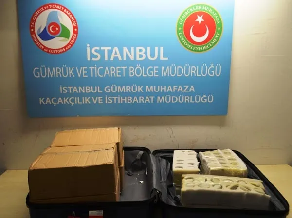 Atatürk Havalimanı'nda 802 ejderha yumurtası ele geçirildi - 1