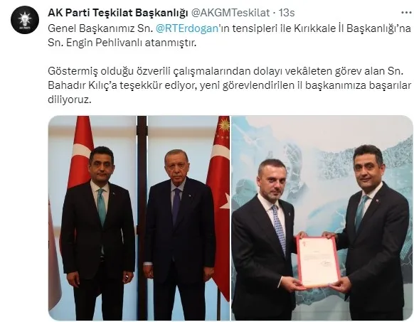 AK Parti'de 7 il başkanlığına atama - 5