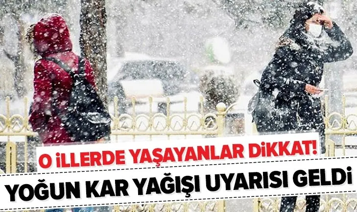 Meteoroloji'den son dakika hava durumu açıklaması! Yoğun kar yağışı uyarısı | 4 Şubat 2021 hava durumu