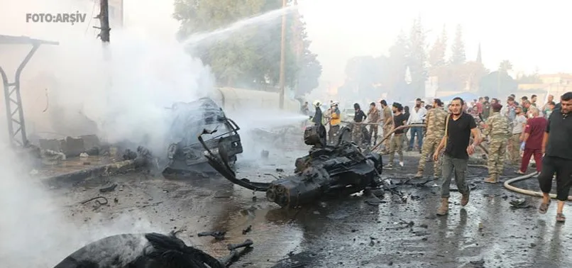 Afrin'de patlama: 2 yaralı