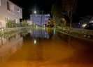 O il sağanağa teslim oldu! Her yeri su bastı