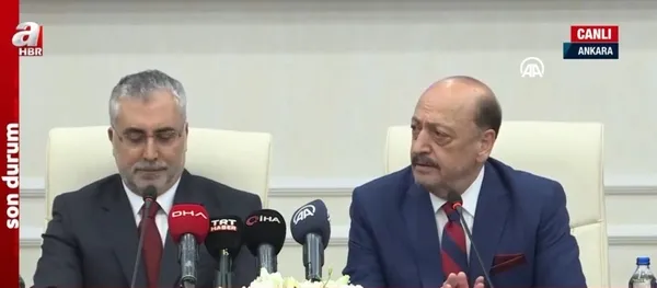 Son dakika: Külliye’de devir teslim töreni! Cevdet Yılmaz, Alparslan Bayraktar, Mahinur Özdemir Göktaş, Abdulkadir Uraloğlu göreve başladı