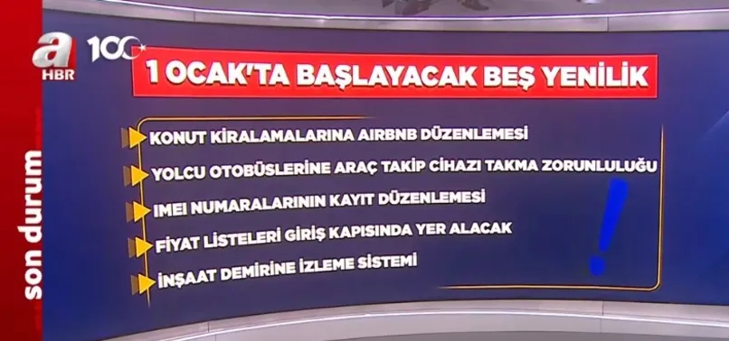1 Ocak itibariyle beş yenilik! Yeni yılda yeni düzenlemeler geliyor