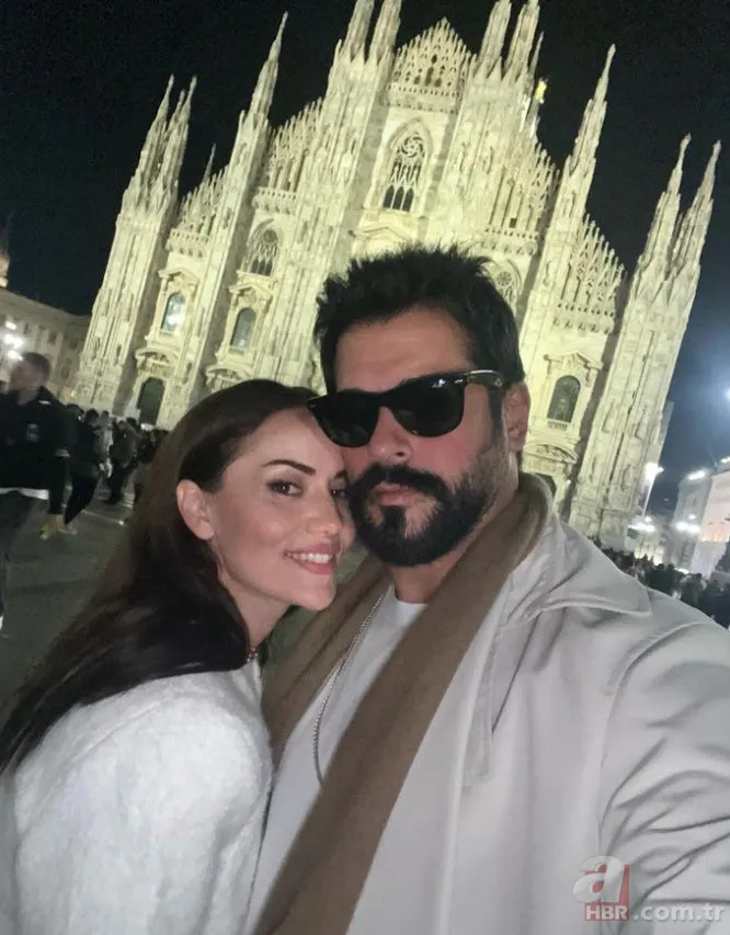 Kuruluş Osman’ın yıldızı Burak Özçivit ve Fahriye Evcen’den Milano çıkarması! Pozları sosyal medyayı salladı 4