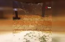 Hatay’da dolu yağışı