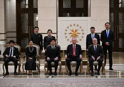 Başkan Erdoğan Tayland'dan Kanada'ya 5 ülkenin büyükelçisini Külliye'de kabul etti