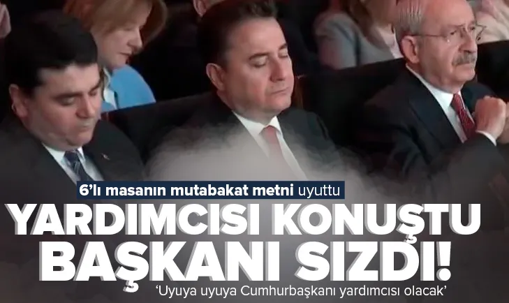 6’lı masanın mutabakat metni Gültekin Uysal’ı uyuttu!