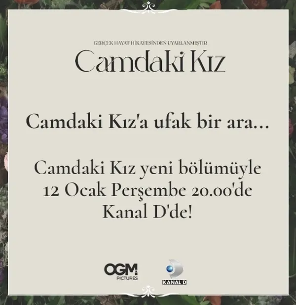 Camdaki Kız bu akşam var mı, yok mu? 5 Ocak 2023 Camdaki Kız yeni bölüm ne zaman? 64.BÖLÜM YAYIN TARİHİ!