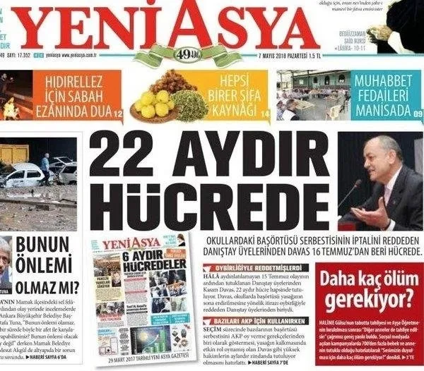 Kripto FETÖ’cü YeniAsya’da Kazım Güleçyüz ve İbrahim Özdabak’a hapis cezası